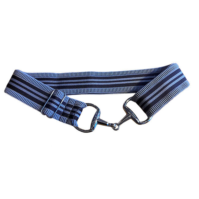 Anademi Stretch Belt with Silver-Tone Bit Buckle - Textures image number null