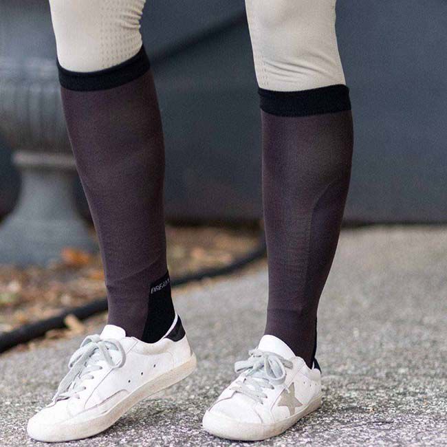 Dreamers & Schemers Solid Boot Socks - Dark Brown image number null