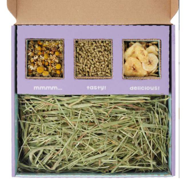 Sweet Meadow Farm Bunny Bento Box - Western Timothy, Banana Chips & Chamomile image number null