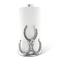 Arthur Court Paper Towel Holder - Horseshoes