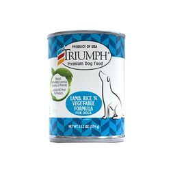 Triumph Lamb, Rice & Vegetables Canned Dog Food 13.2 oz
