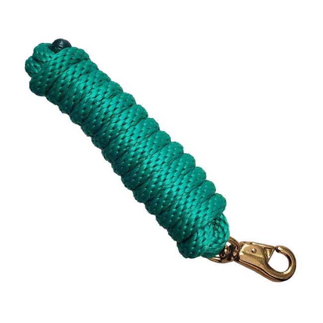 Hamilton Products 10' Poly Lead Rope with Bull Snap - Green image number null