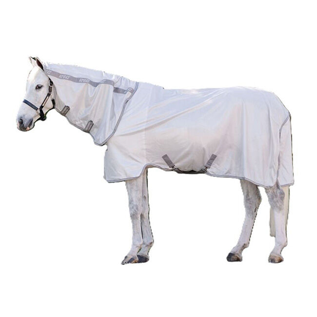 Horseware Amigo Integrated Fly Sheet - Silver/Titanium Grey/Silver image number null