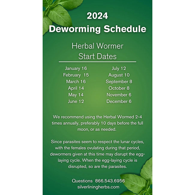 Silver Lining Herbs Herbal Wormer for Horses - 1 lb image number null