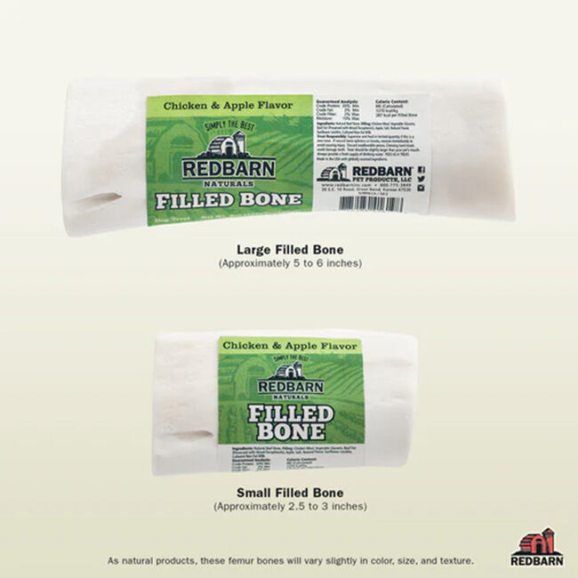 RedBarn Natural Filled Bone - Chicken & Apple Flavor image number null