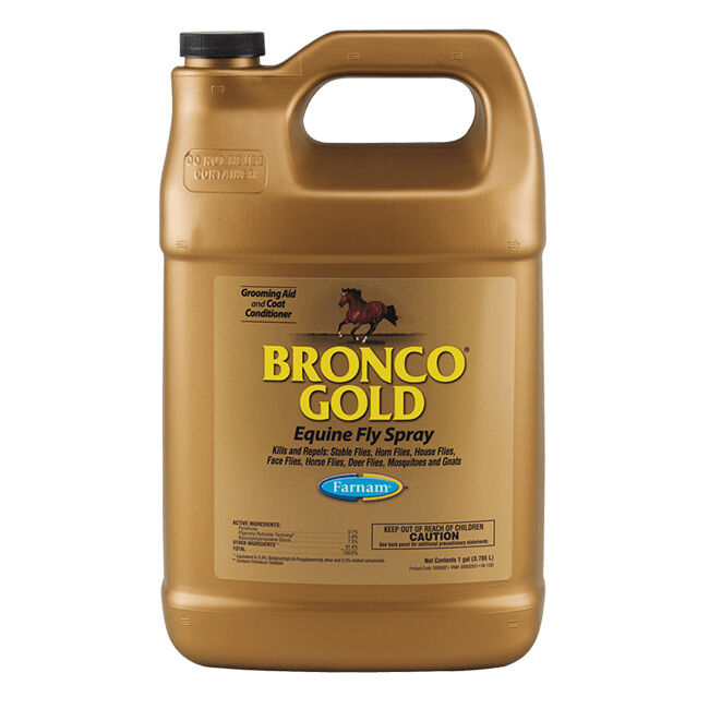 Farnam Bronco Gold Equine Fly Spray - All-in-One Fly Spray & Coat Conditioner image number null