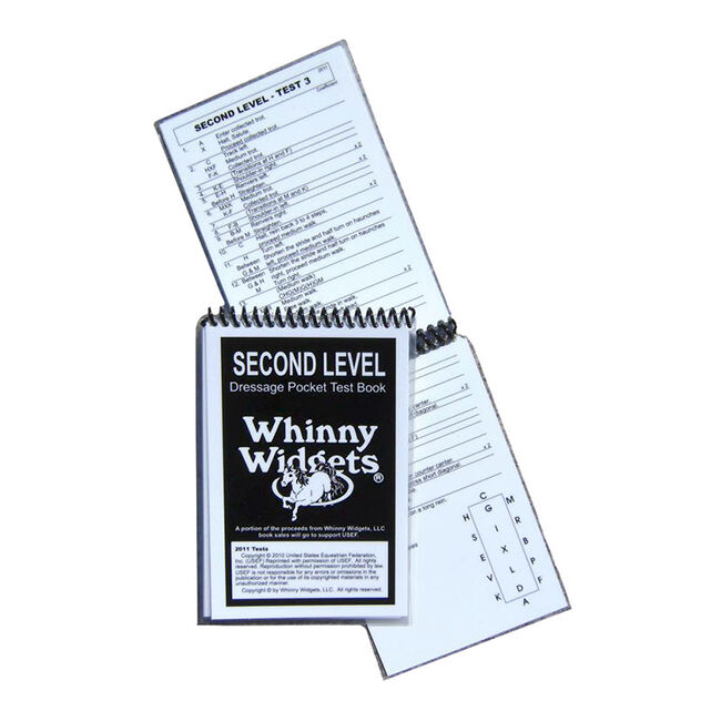 Whinny Widgets 2023 Second Level Dressage Test Book image number null