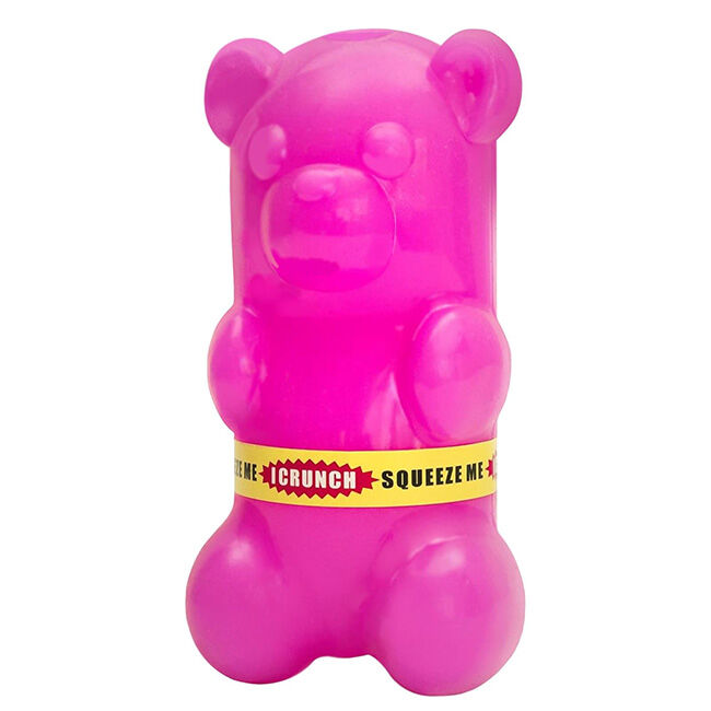 Ruff Dawg Gummy Bear Crunch - Durable Rubber Dog Toy - Assorted Colors image number null