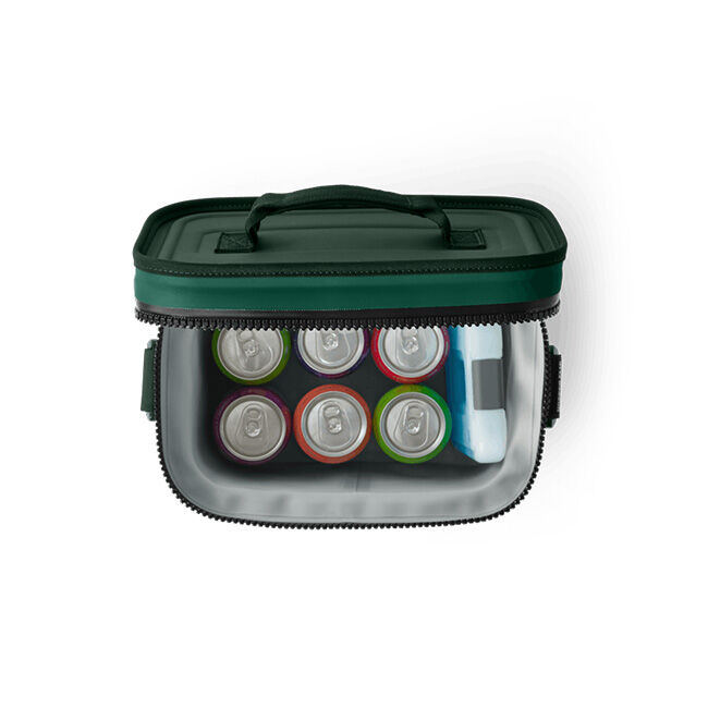 YETI Hopper Flip 8 Soft Cooler - Black Forest Green image number null