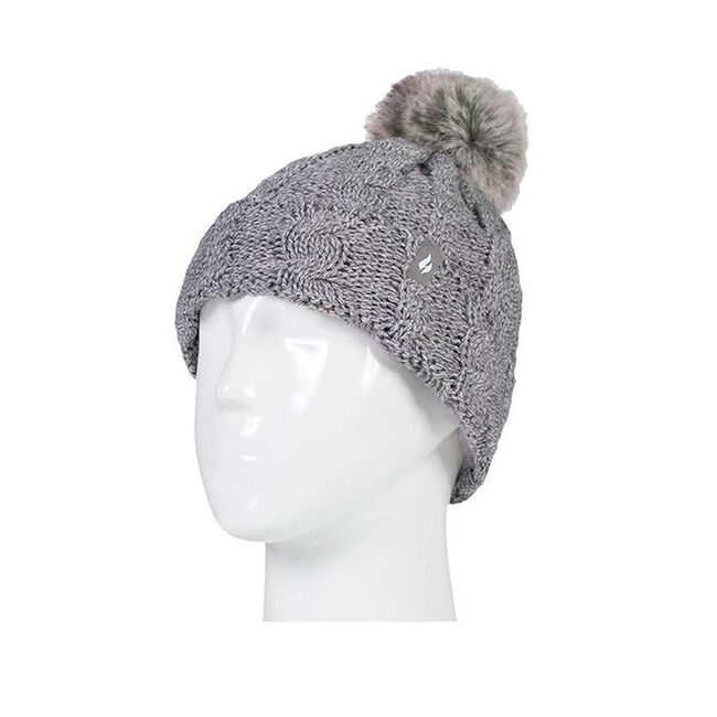 Heat Holders Women's Roll-Up Pom Hat image number null