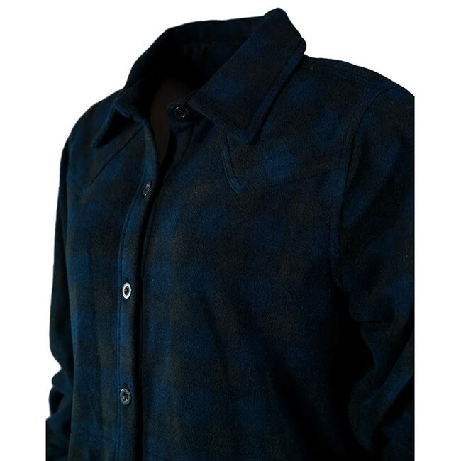 Outback Trading Co. Women's Fleece Big Shirt - Navy - Closeout image number null