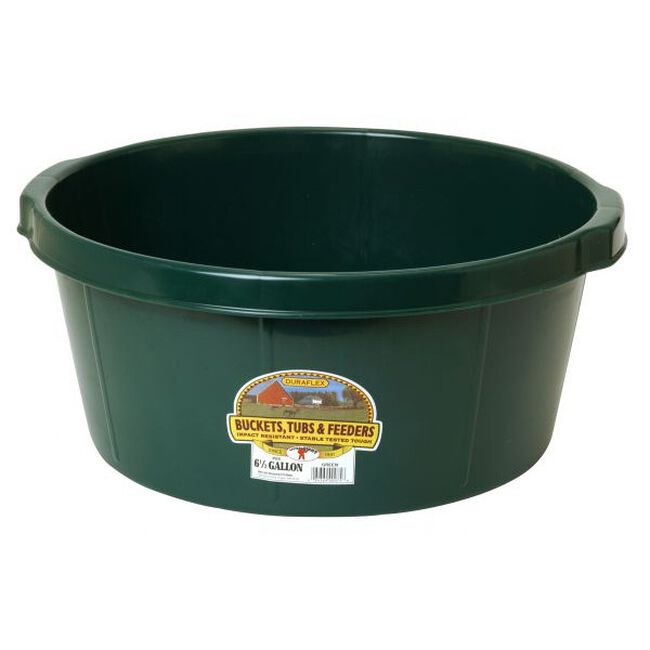 Little Giant® Duraflex® 6.5 Gallon Blue Plastic Tub - QC Supply