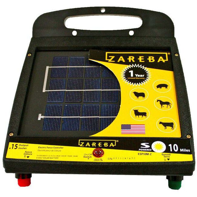 Zareba 10 Mile Solar Low Impedence Charger image number null