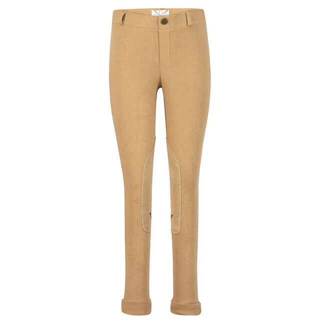 TuffRider Kids' Starter Lowrise Pull-On Jodhpurs - Sand image number null