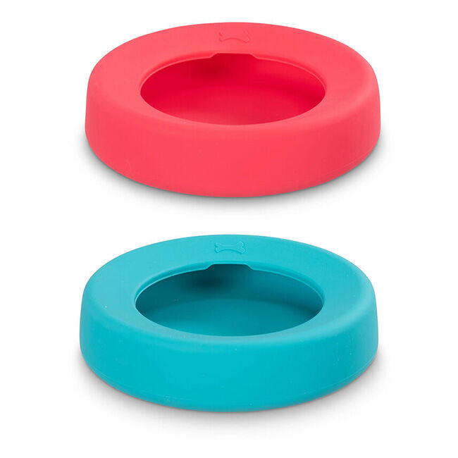 Messy Mutts Silicone Non-Spill Travel Dog Bowl - Closeout image number null