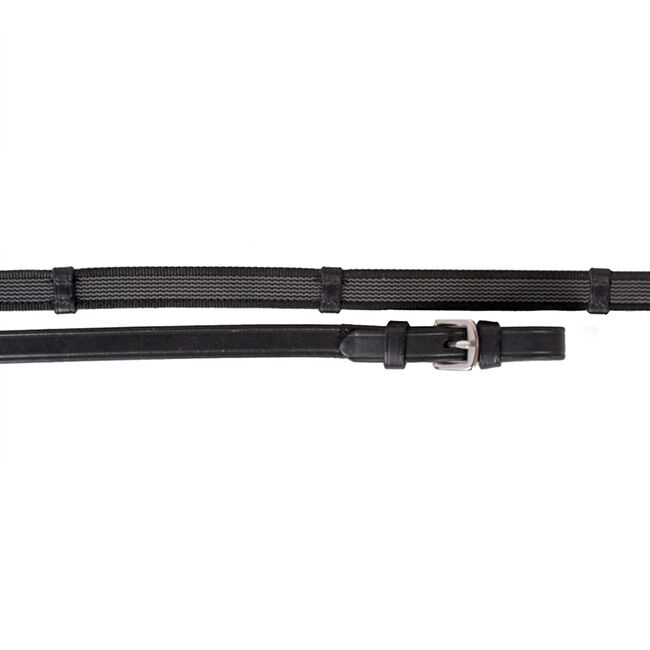 Nunn Finer Sure Grip Reins With Leather Hand Stops image number null