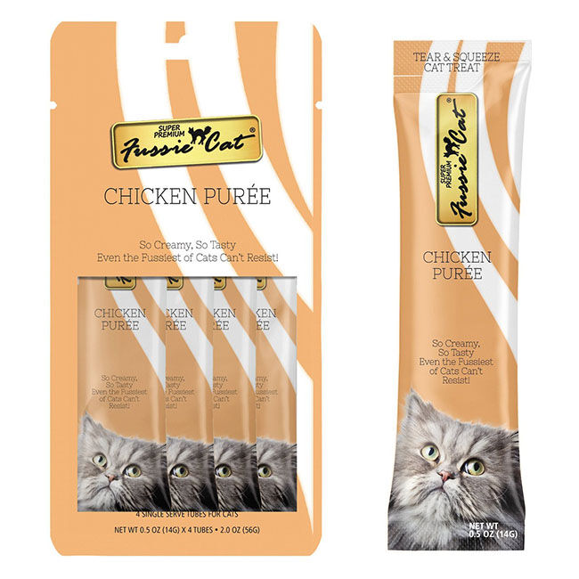 Fussie Cat Puree Chicken - 4 Count image number null