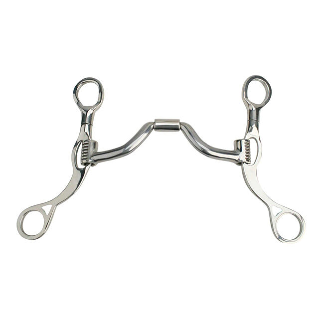 Myler Short Shank Bit with Sweet Iron Ported Barrel MB 33 Mouthpiece image number null