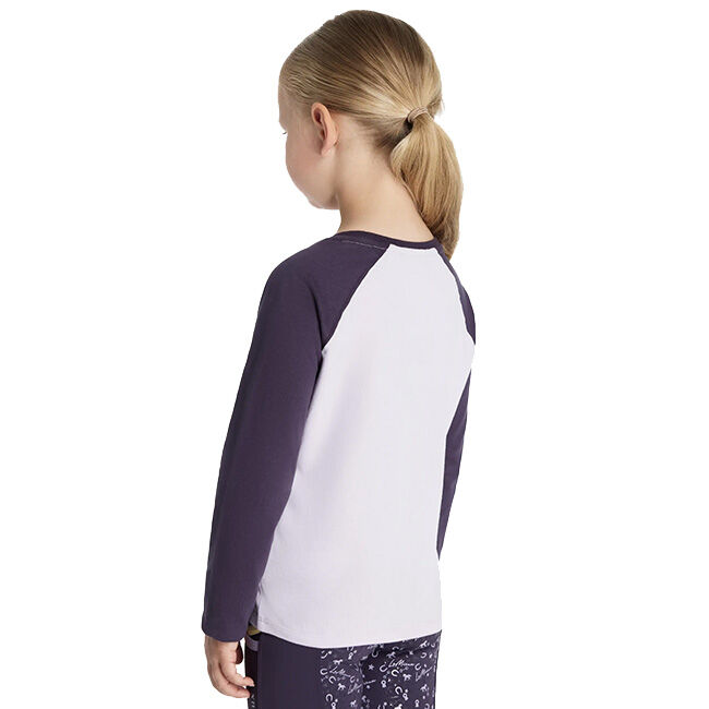 LeMieux Kids' Mini Jamie Lemon Long Sleeve Top - Lilac image number null