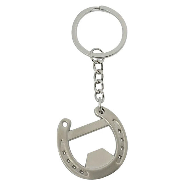 Kelley Equestrian Horseshoe Bottle Opener Keychain image number null