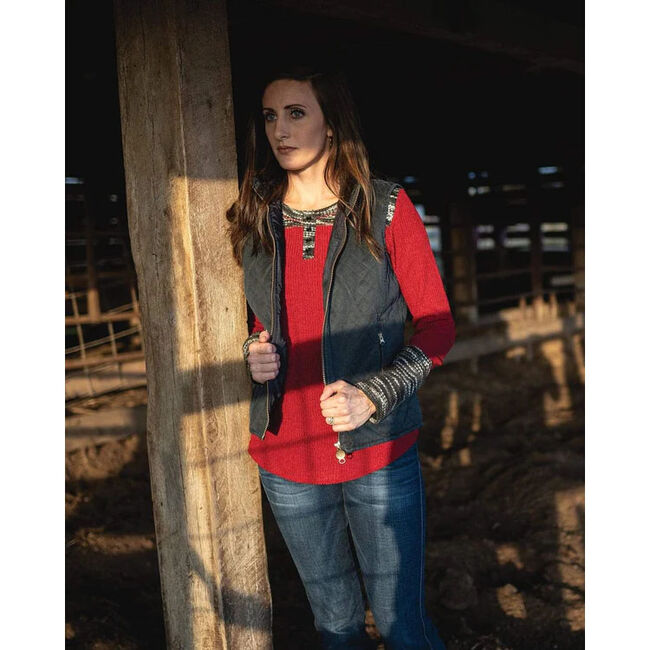 Outback Trading Co. Women's Brisbane Vest - Navy image number null