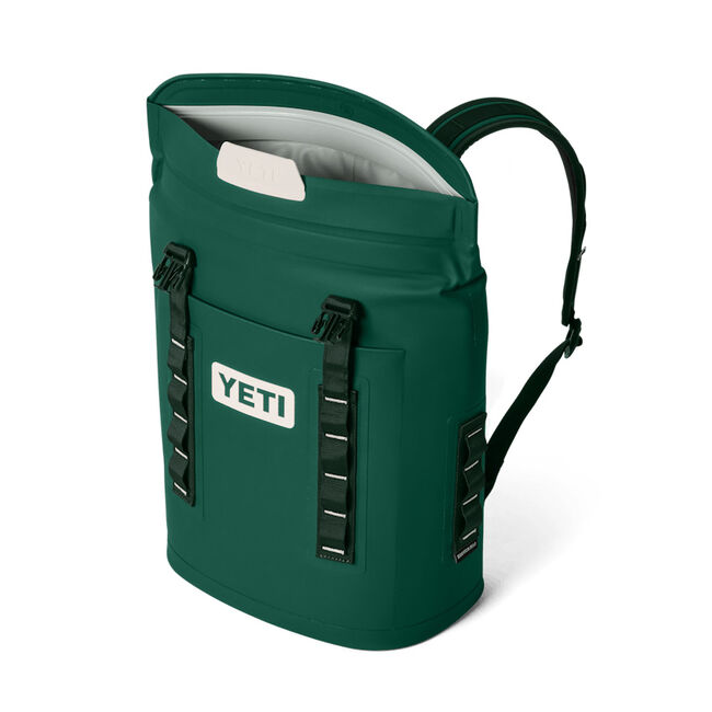YETI Hopper M12 Soft Backpack Cooler - Black Forest Green image number null