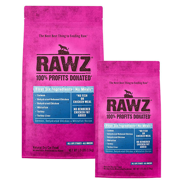 Rawz Cat Food Salmon, Chicken & Whitefish  image number null