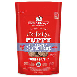 Stella & Chewy's Perfectly Puppy Freeze-Dried Raw Patties - Chicken & Salmon Recipe