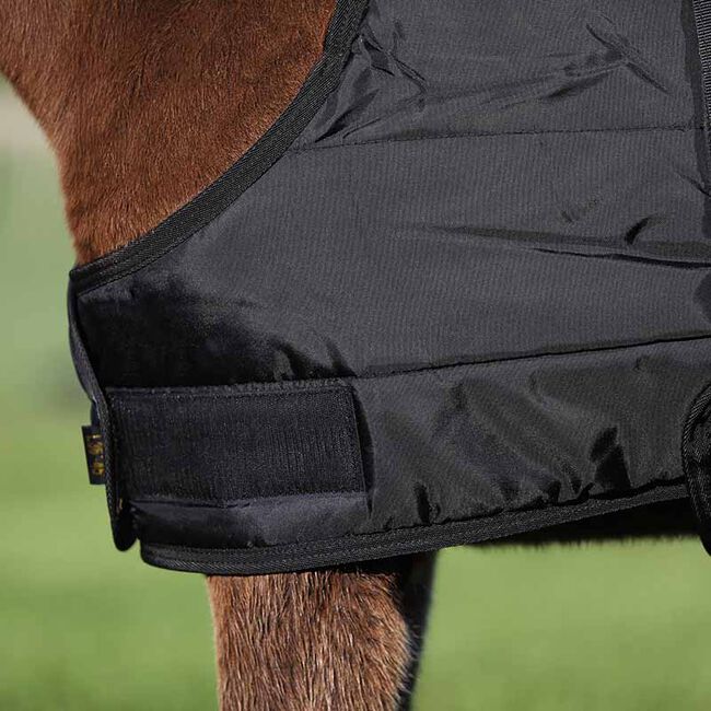 Schneiders Dura-Nylon Expandable Foal Stable Blanket - Black image number null