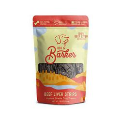 Beg & Barker Beef Liver Strips Dog Jerky Treats - 10 oz Bag