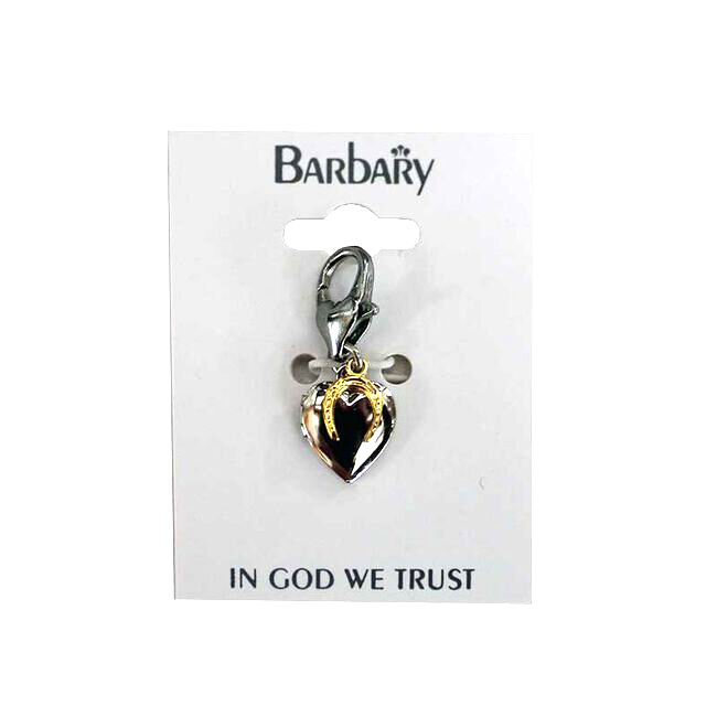 Finishing Touch of Kentucky Barbary Heart Locket Charm  image number null