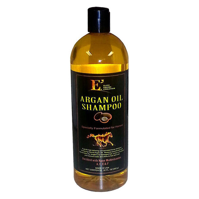 E3 Elite Equine Evolution Argan Oil Shampoo for Horses - 32 oz image number null