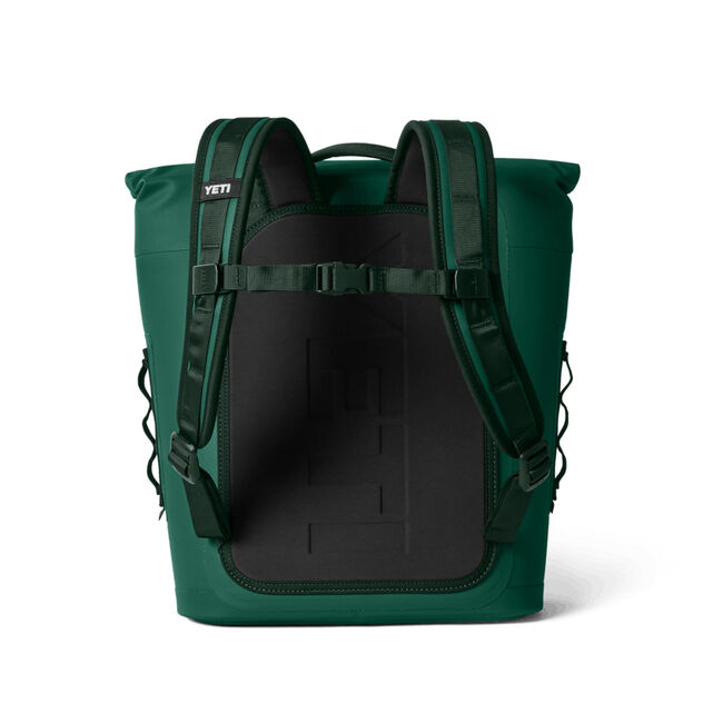 YETI Hopper M12 Soft Backpack Cooler - Black Forest Green image number null