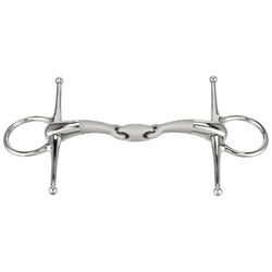 Herm Sprenger Satinox Double-Jointed Full Cheek Snaffle Bit