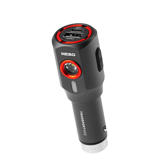 NEBO TRANSPORT 400 2-in-1 Car Charger & Flashlight image number null
