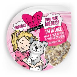 Weruva BFF Fun Size Meal Dog Food - I'm In Luck with a Side of Rice & Breast of Duck Cooked in Broth - 2.75 oz