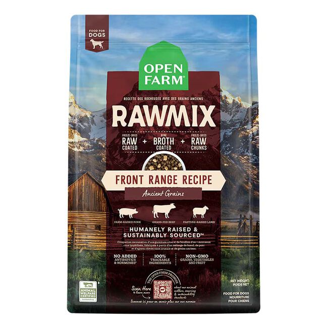 Open Farm RawMix Freeze-Dried Ancient Grains Dog Food - Front Range Recipe image number null