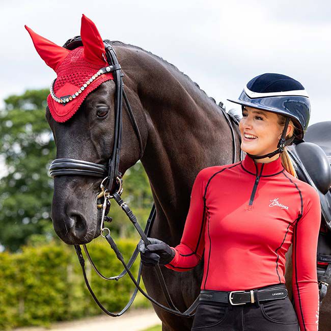 LeMieux Loire Ear Net - Chilli image number null