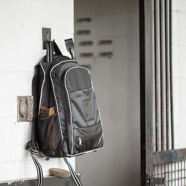 Equinavia Darby Backpack - Black/Silver image number null