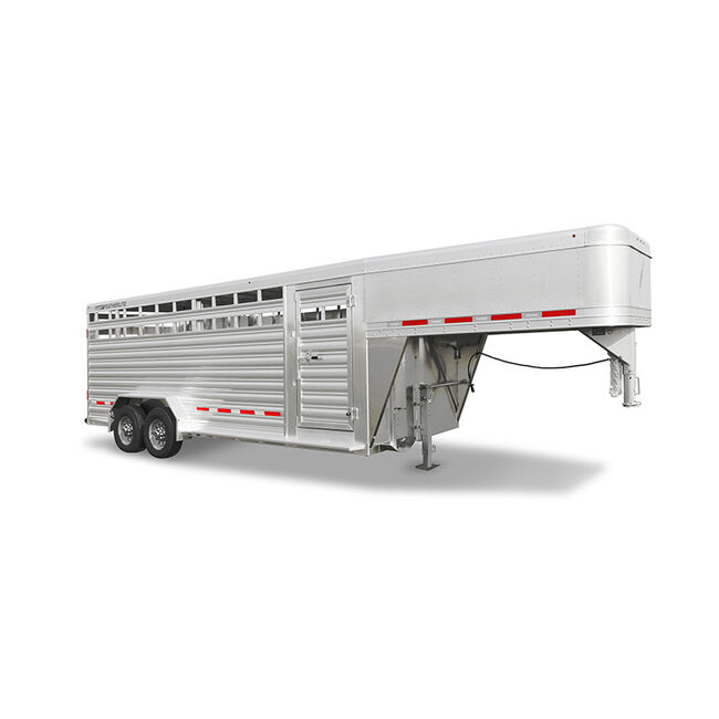 Featherlite 2022 8127 20' Gooseneck Livestock Trailer image number null