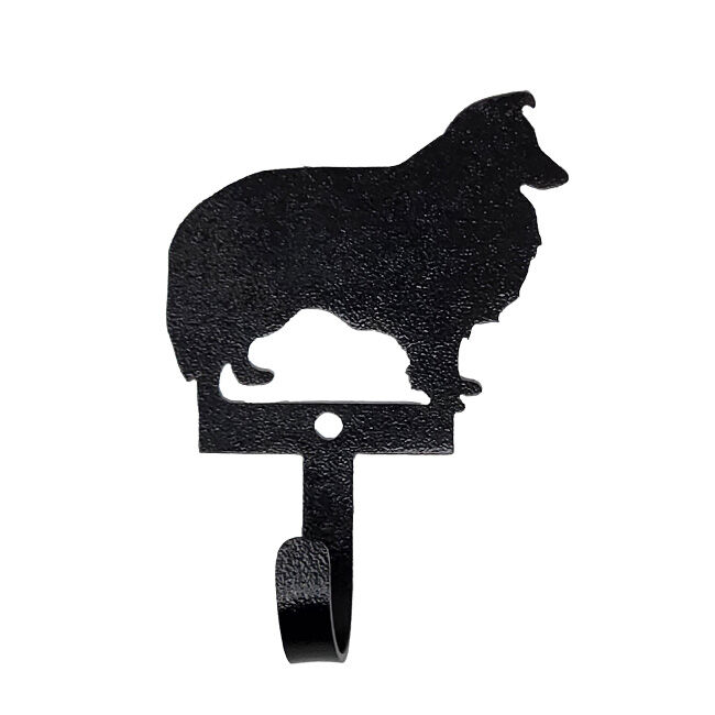 Metal Mazing Hook - Handmade in NH - Shetland Sheepdog image number null