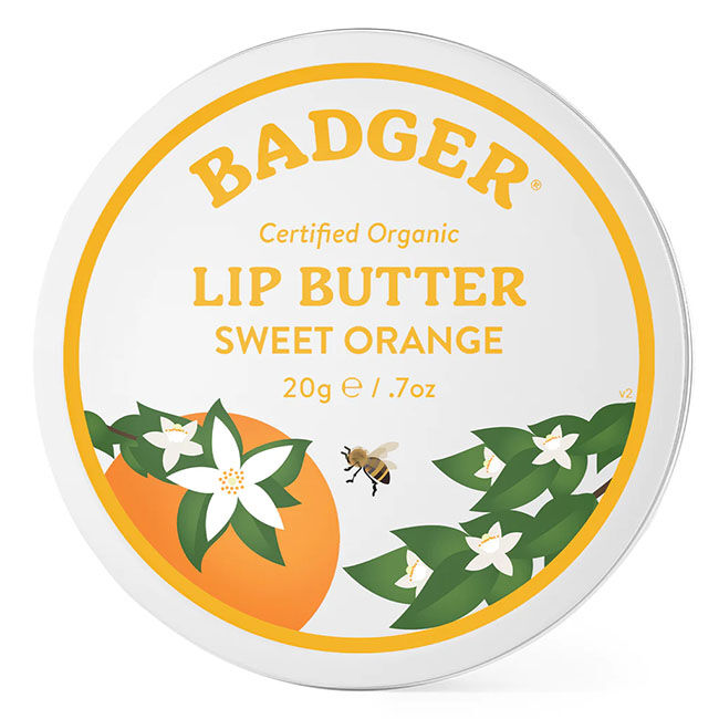 Badger Lip Butter Tin - Sweet Orange - 0.7 oz image number null