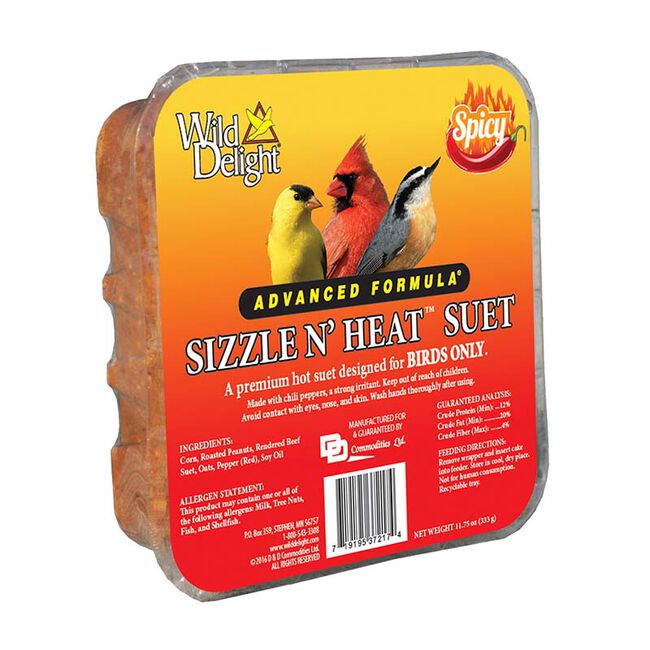 Wild Delight Sizzle N' Heat Suet - 11.75 oz image number null