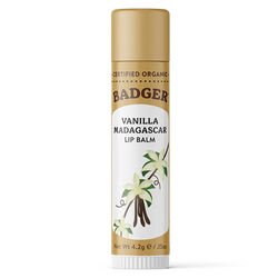 Badger Classic Lip Balm - Vanilla Madagascar - 0.15 oz