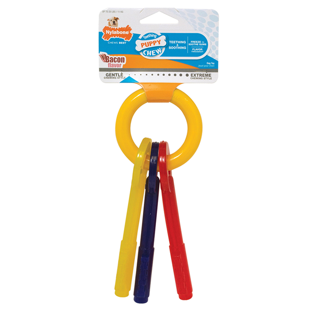 Nylabone Puppy Teething Keys Packaged image number null