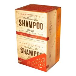 J.R. Liggett's Wooden Shampoo Shelf with 2 Original Bars