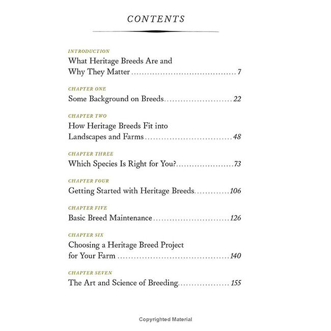 An Introduction to Heritage Breeds: Saving and Raising Rare-Breed Livestock and Poultry image number null