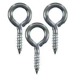 Ace Hardware 9/32" x 2-1/8" Zinc-Plated Steel Screw Eye - 3-Pack