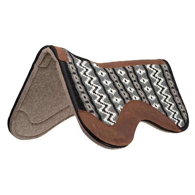 Weaver Equine Close Contact Contoured New Zealand Wool Felt Saddle Pad image number null