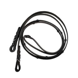 Bobby's English Tack Flat Leather Reins with Stops